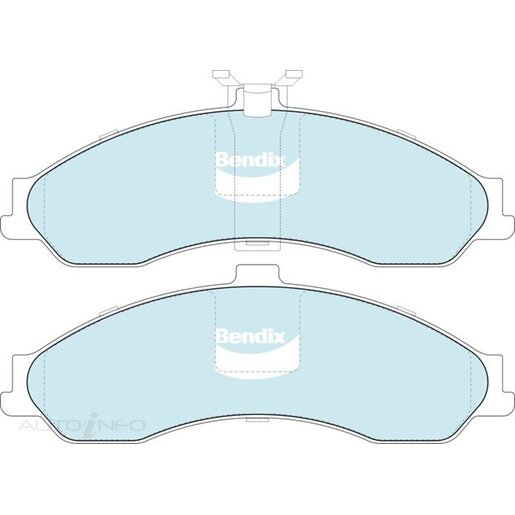 Bendix Front Brake Pads - DB1344-SRT