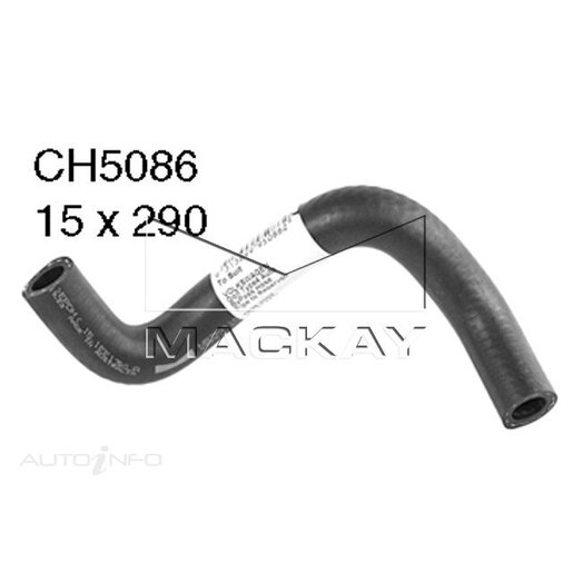 Mackay Coolant Expansion/Recovery Tank Hose - CH5000