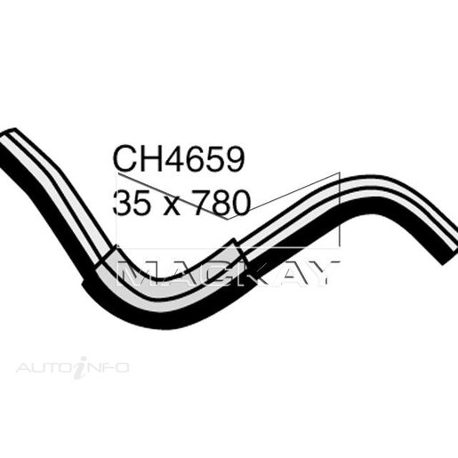 Dayco Moulded Hose - DMH4659