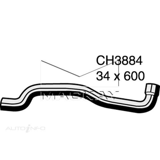 Dayco Moulded Hose - DMH3884