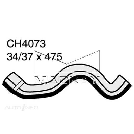 Dayco Moulded Hose - DMH4073