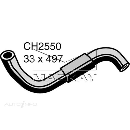 Mackay Radiator Upper Hose - CH3193