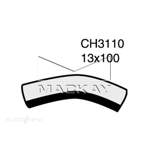 Mackay Radiator Lower Hose - CH934