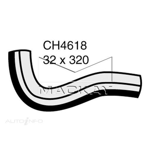 Dayco Moulded Hose - DMH4618