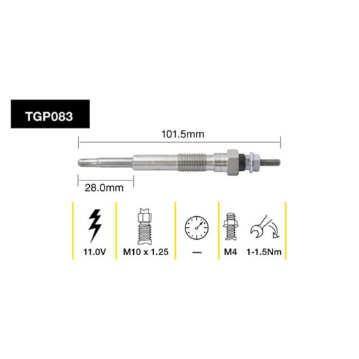 Tridon Glow Plug - TGP083