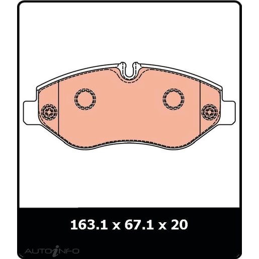 TRW Front Brake Pads - GDB1747