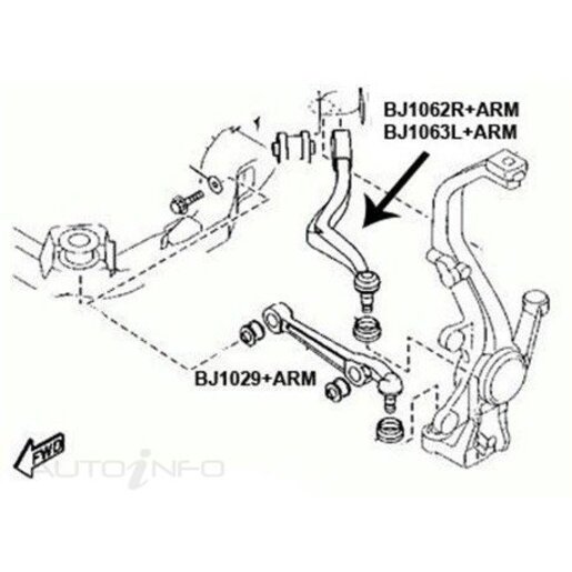 Protex Control Arm - Front Lower - BJ1029-ARM