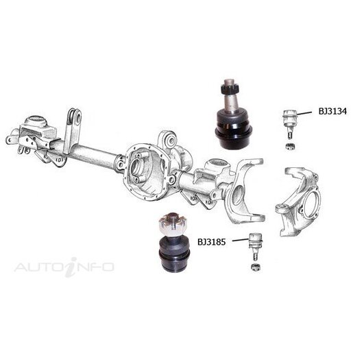 Protex Front Lower Ball Joint - BJ3185