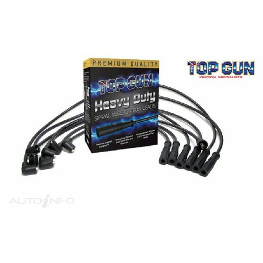 Top Gun Ignition Lead Set 8mm 7 X Right Angle - TG6043