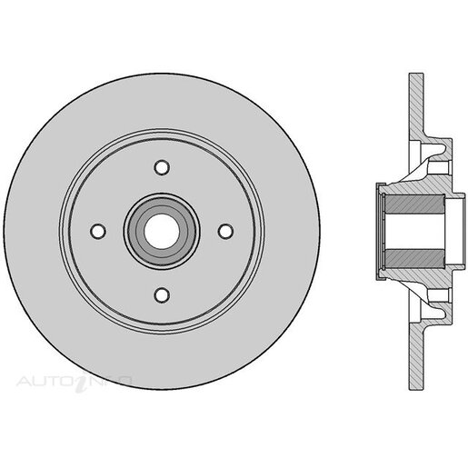 Protex Ultra Select Disc Rotor - Rear - SDR12811