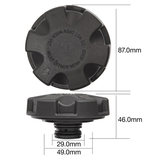 Tridon Oil Filler Cap - TOC550