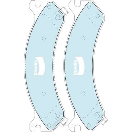 Bendix Front Brake Pads - DB2098-HD