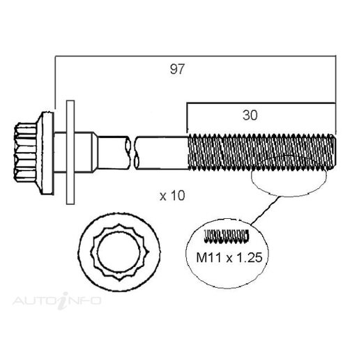 Bendix Front Brake Pads - DB1320-HD