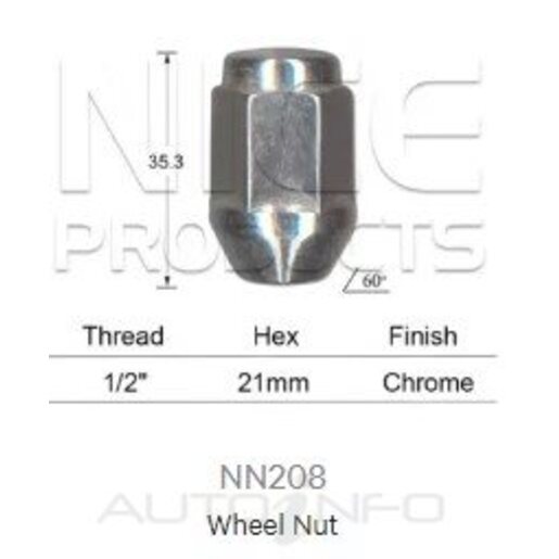 Nice Products Wheel Nut - NN208