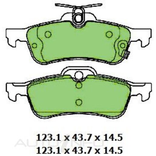 Protex Ultra Select Rear Brake Pads - CDB3199M