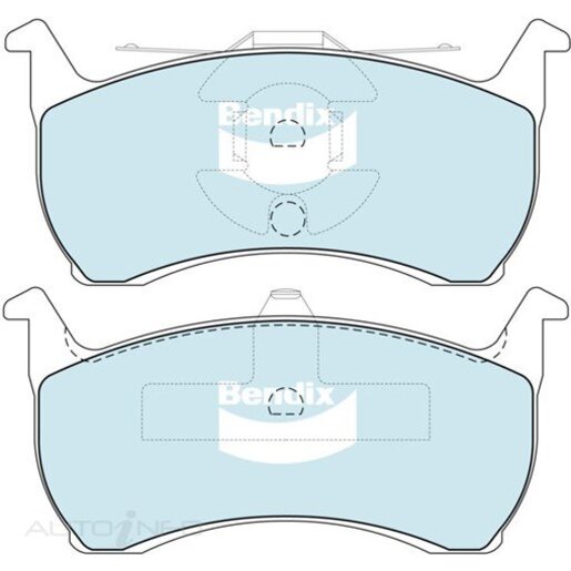 Bendix Rear Brake Pads - DB1934-SRT