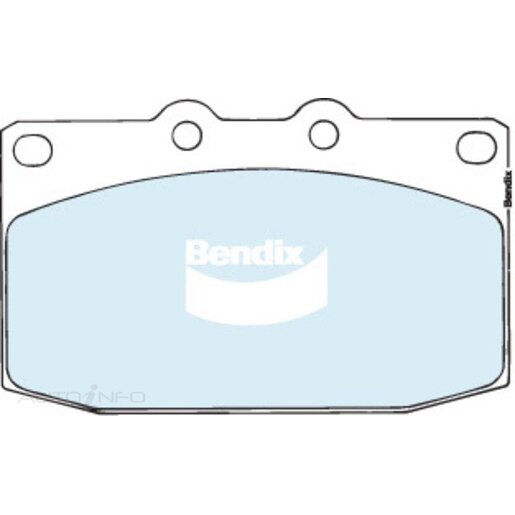 Bendix Front Brake Pads - DB416-BR