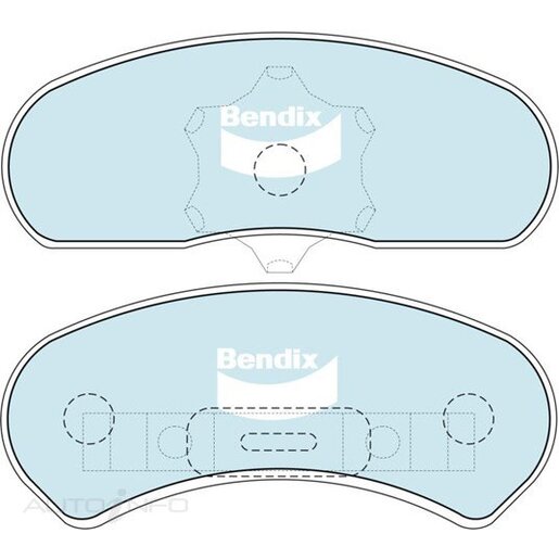 Bendix Front Brake Pads - DB6-BR