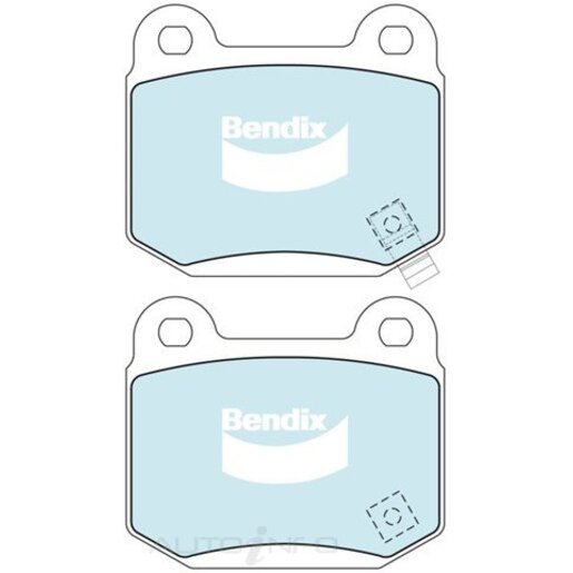 Bendix Rear Brake Pads - DB1521-SRT