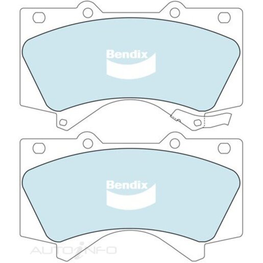 Bendix Front Brake Pads - DB1838-ULT