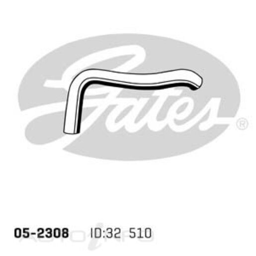 Gates Lower Radiator Hose - 05-2308