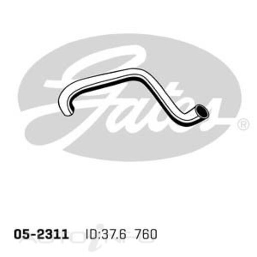 Gates Lower Radiator Hose - 05-2311