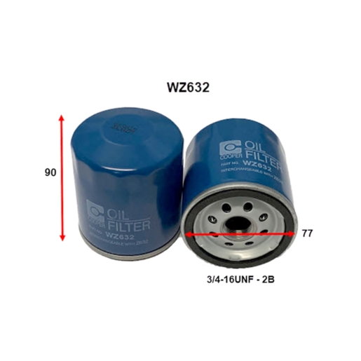 Cooper Oil Filter - WZ632