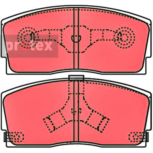 Protex Ultra 4WD Ceramic Front Brake Pads - DB1125CP