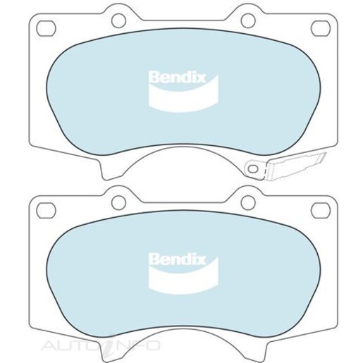 Bendix Front Brake Pads - DB1482-ULT