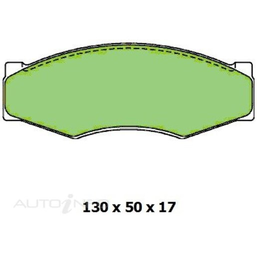 Protex Ultra 4WD Ceramic Front Brake Pads - DB340CP