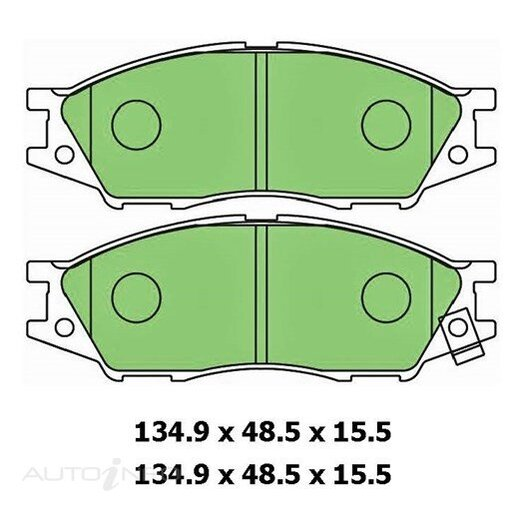 Protex Ultra 4WD Ceramic Front Brake Pads - DB1454CP