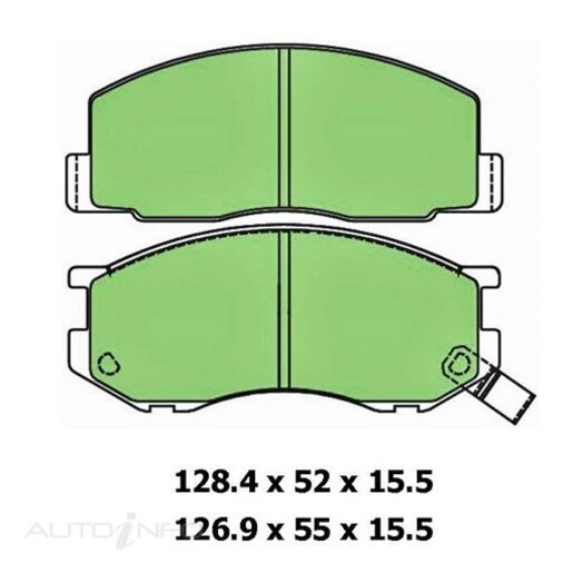 Protex Ultra 4WD Ceramic Front Brake Pads - DB306CP