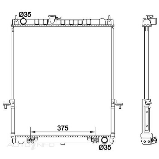 RADN346 RADIATOR TO SUIT NISSAN