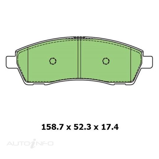 Protex PTX Rear Brake Pads - DB1891B