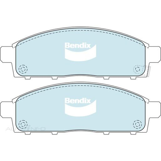 Bendix 4WD Front Brake Pads - DB1774-4WD