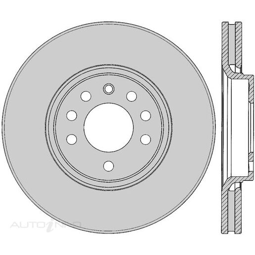 Protex Front Ultra 4WD Disc Rotor - DR12401