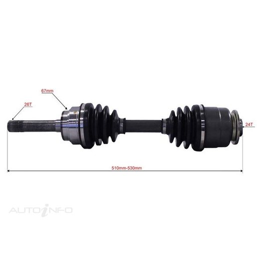 Drive Shaft - TransverseCV Shaft