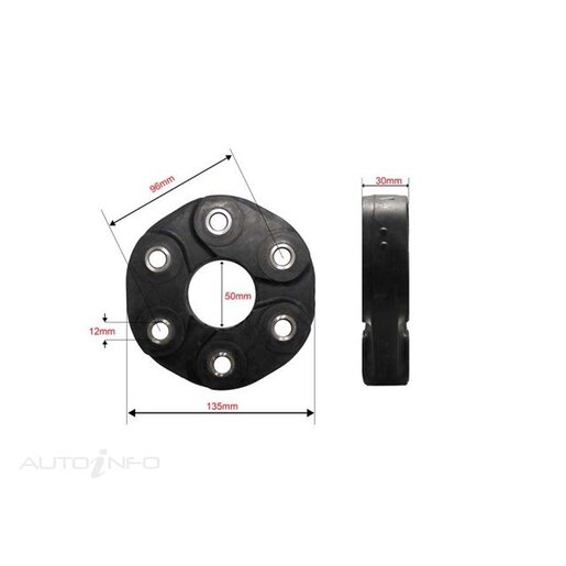 BWS Drive Shaft Coupling/Flex Joint - RCA6101