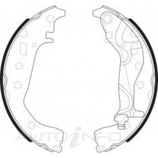 Protex Brake Shoes - Rear - N3333