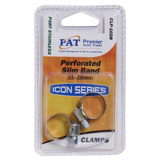 Icon Perforated Slim Band Part Stainless 11-18mm - CLP-102R