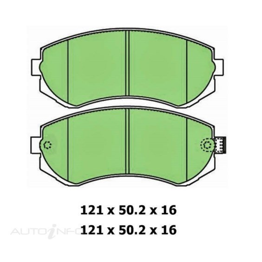 Protex Ultra 4WD Front Brake Pads - DB1148F