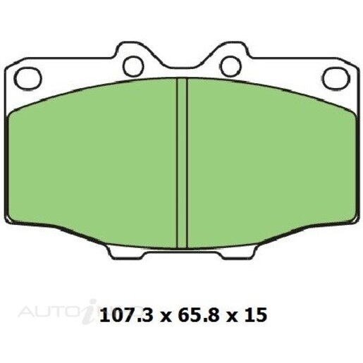 Protex Ultra 4WD Front Brake Pads - DB288F