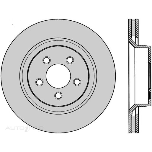 Protex Front Ultra 4WD Disc Rotor - DR12733