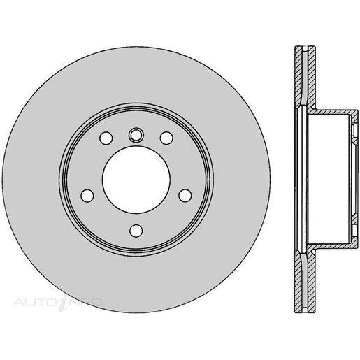 Protex Front Ultra 4WD Disc Rotor - DR12752