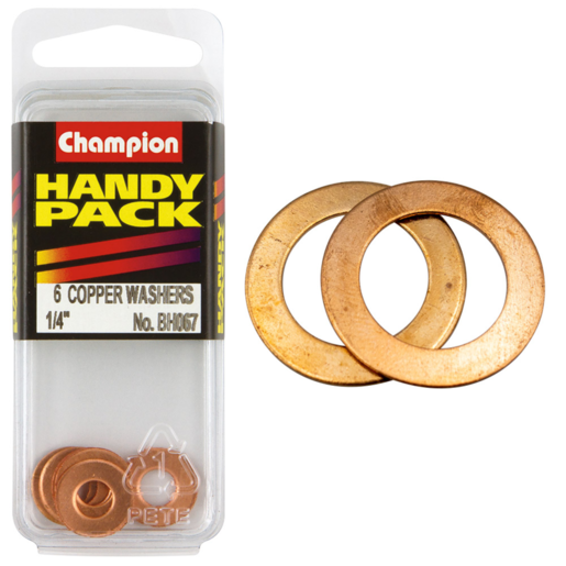 Champion Handy Pack Copper Washers 20G 1/4x9/16" CWC - BH067