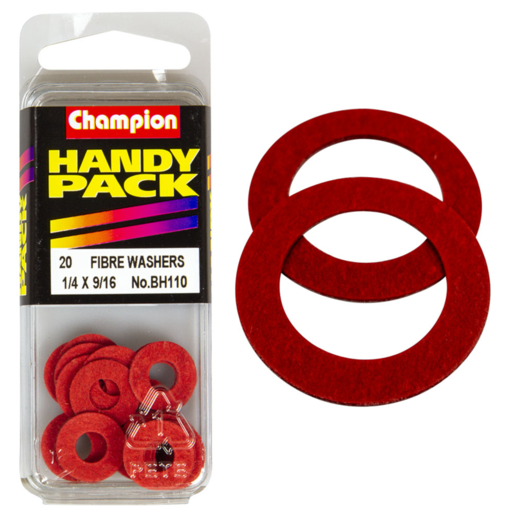 Champion Handy Pack Fibre Washer (1/32"Thick) 1/4x9/16" CFW - BH110