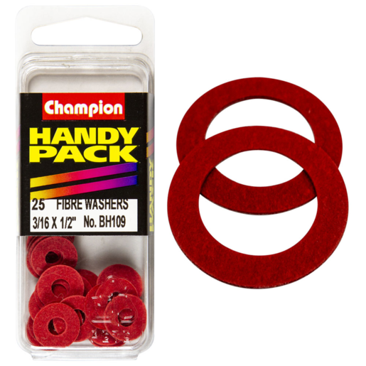 Champion Handy Pack Fibre Washer (1/32"Thick) 3/16x1/2" CFW - BH109