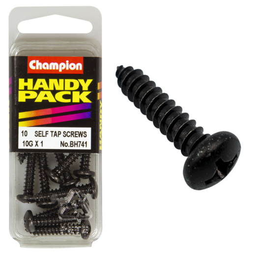 Champion Handy Pack Self Tap Screw 10G x 1" CST - BH741