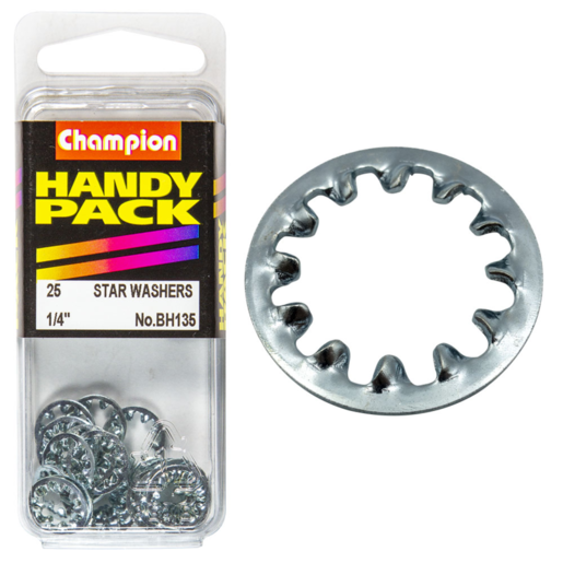 Champion Handy Pack Star Washer 1/4" Internal ISW - BH135