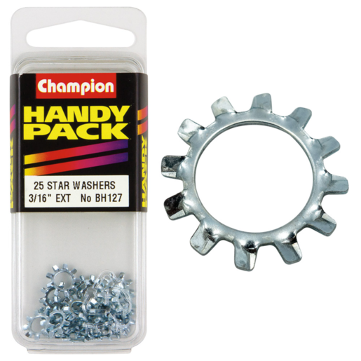 Champion Handy Pack Star Washer 3/16" External ESW - BH127